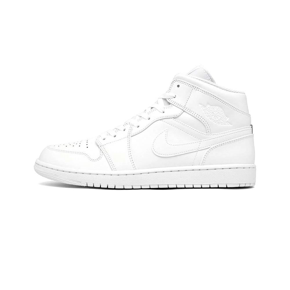 AIR JORDAN 1 MID white/white